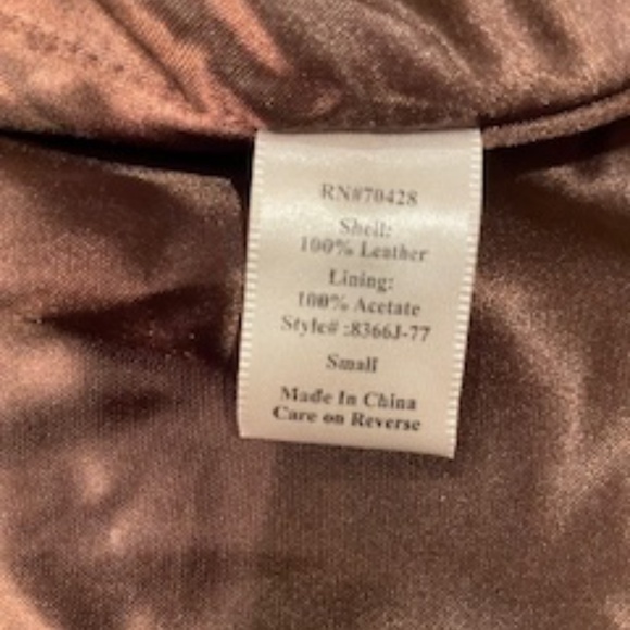 a' la carte - Brown Suede Jacket - Size Small - Picture 11 of 12